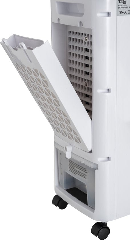 Technolife TL-2701 Aircooler met Afstandsbediening en Timer - 3.5L - Wit/Zwart