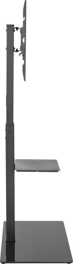 TV standaard - tv monitor statief beurs - draaibaar - hoogte verstelbaar 134 cm tot 146 cm