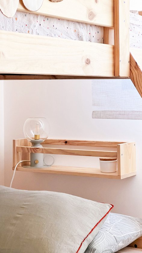 Astigarraga Wandplank - wandrek - kruidenrek - 80cm - PEFC dennenhout