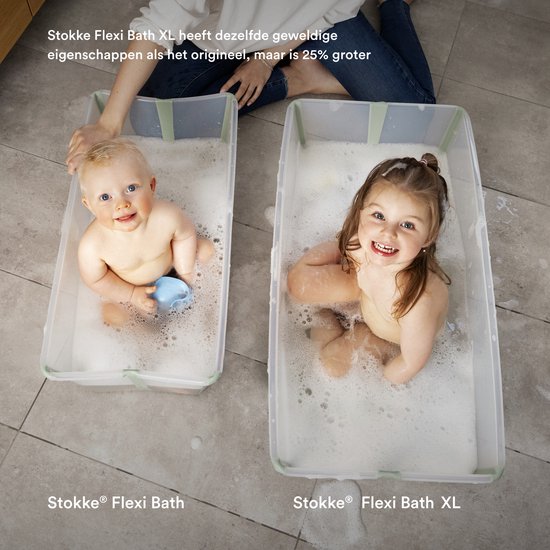 Stokke® Flexi Bath® XL - Transparant Groen