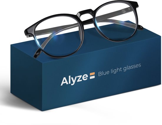 Alyze Blauw Licht Bril - Computer beeldscherm - Zonder sterkte met filter - Blue light glasses
