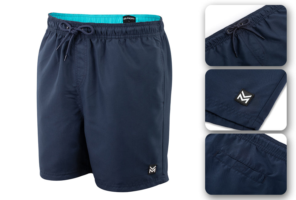 Milanoro Zwemshort - M - Marineblauw