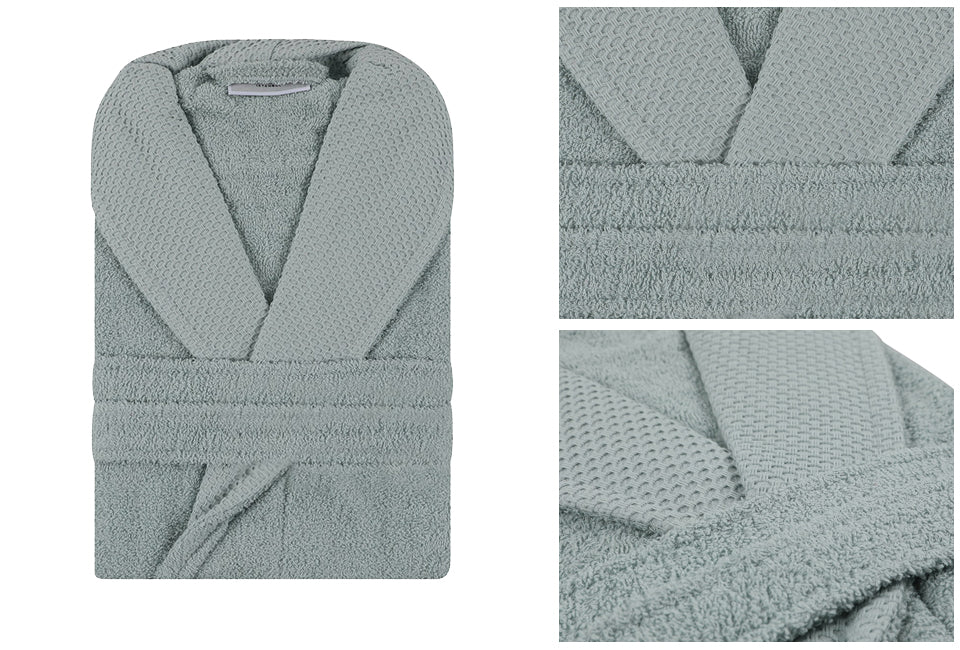 Capa Home luxe badjas katoen 360 gr/m² – mint – maat S – unisex
