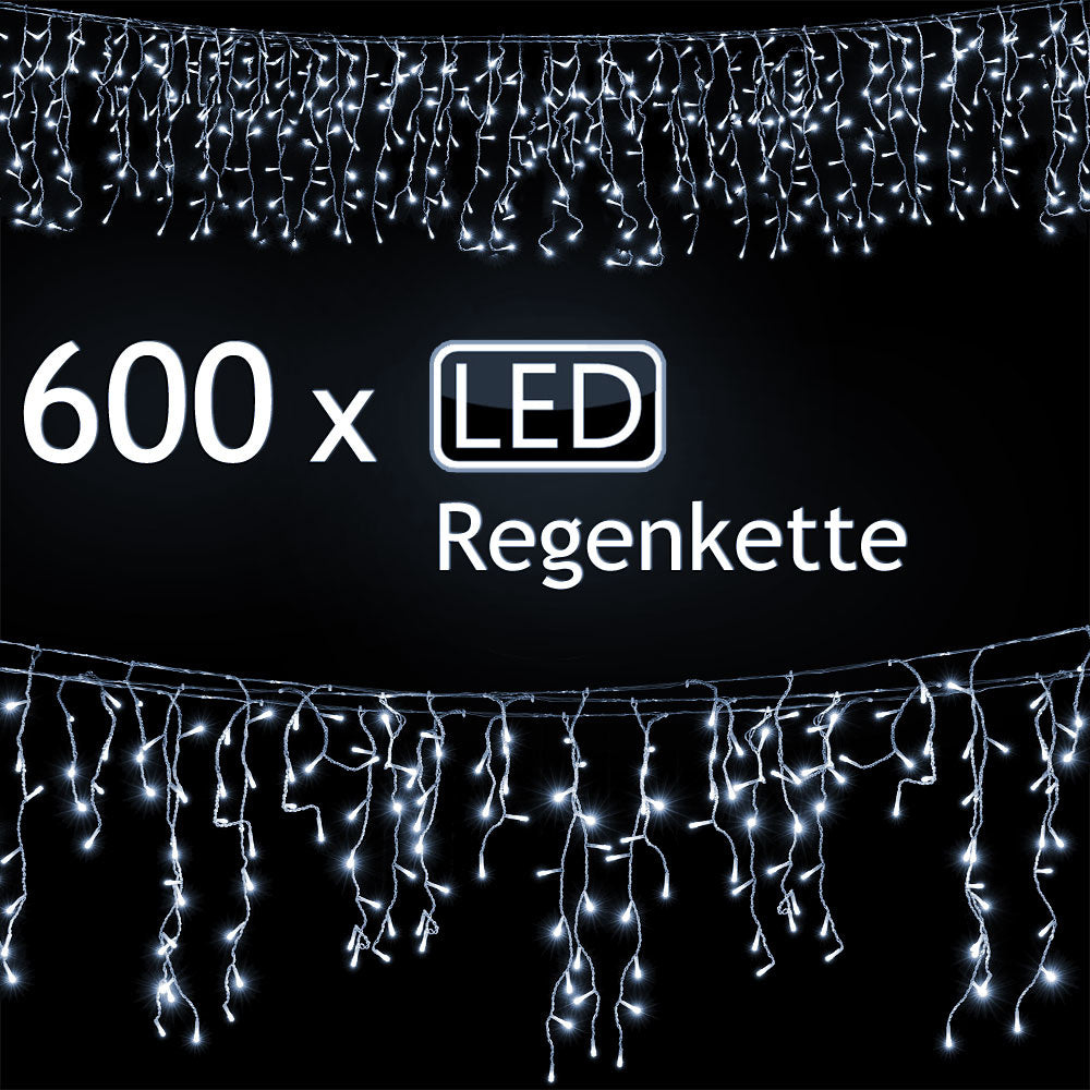 Lichtsnoer 600 LED - 20 m – Lichtjes Koud Wit