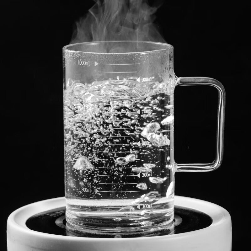 BJ Glazen Theekop met Maataanduiding 1000 ml