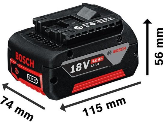 2-gereedschapset 18V GSB 18V-25 + GDR 18V-215 (2 x 4,0 Ah) - BOSCH Professional - 0615A5008D