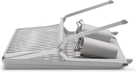Brabantia SinkSide Afdruiprek - Inklapbaar - met Bestekhouder - Mid Grey