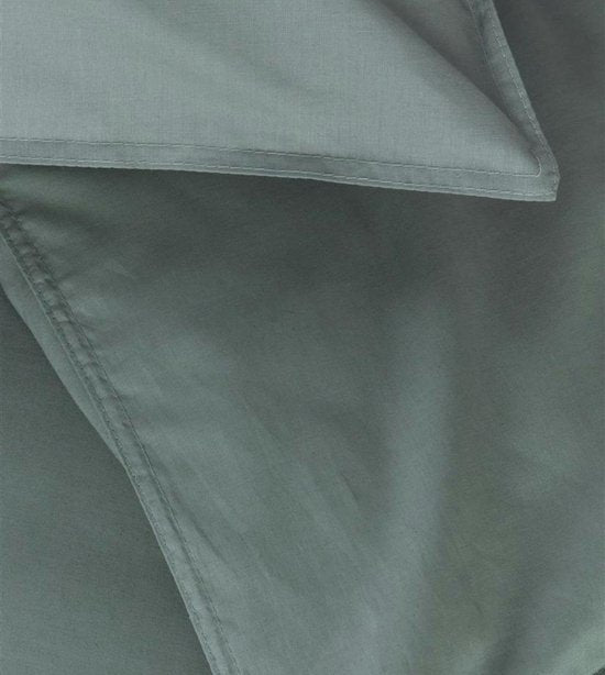 Ambiante Bamboo Uni dekbedovertrek - Lits-Jumeaux - 240x200/220 cm - Groen