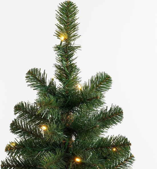 Black Box Trees Bedford Kunstkerstboom met LED Verlichting - H185 x Ø110 cm - Groen