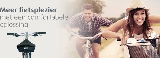 TEMPUR® - Fietszadeldekje - Zwart - 33.5 x 33 x 3 cm - Large - Fietszadelhoes - Comfort - Traagschuim