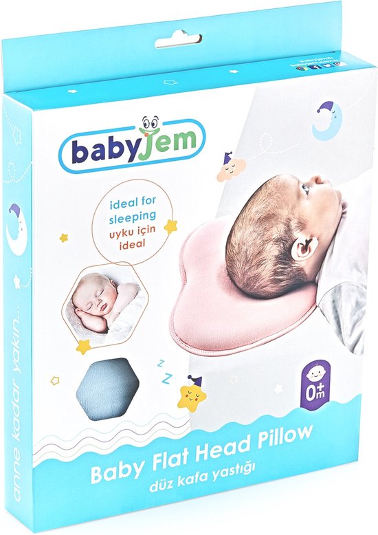 Babyjem Roze Ergonomisch Hoofdkussentje 1114151