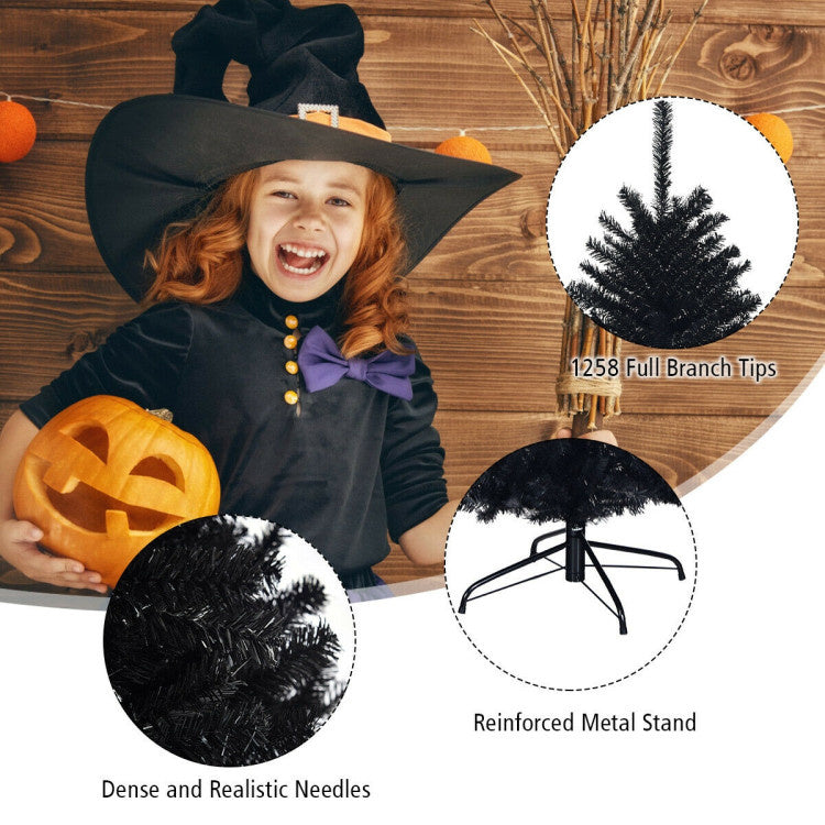 Coast Grote Kunstkerstboom Halloween - Zwart - 225 cm