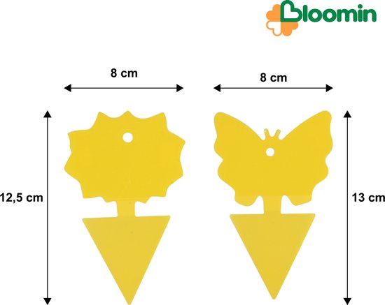 Bloomin Vliegen Vangkaarten - Geurloos & Non-Toxic - 24 stuks