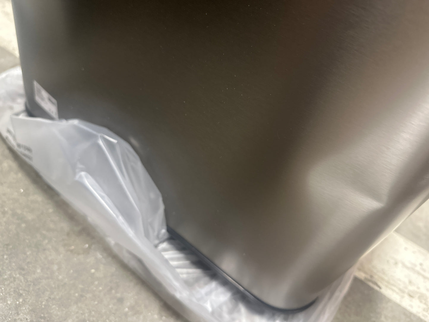 Umuzi Cleaning Prullenbak 63L - Sensor - Metaalgrijs - 30,5x41x78cm