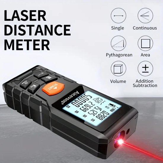 Livano Laserafstandsmeter - Laser - Afstandsmeter - Afstandmeter - Rangefinder - Digitale Meetlint - Precisiegereedschap - 70 Meter