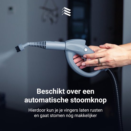 Techweise TS1 Stoomreiniger - 100+ oppervlakten - 45 minuten lang stomen - 3,6 bar - Reinigingsmachine - Stoomreiniger vloer