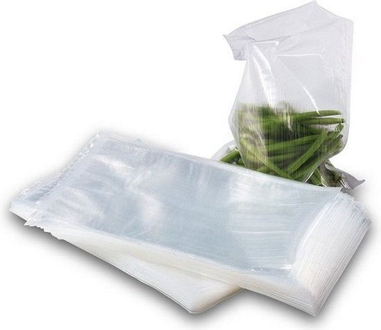 Solis Vacuumzakken Voedsel 30 x 40 cm - Geschikt voor Diepvries, Magnetron en Sous Vide Koken - BPA-Vrij - Drielaags Vacumeerzakken - Vacuum Opbergzakken - 50 Stuks