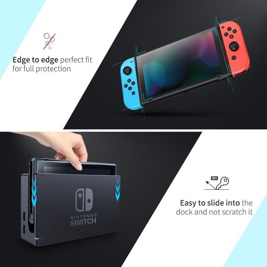 UGreen Screenprotector geschikt voor Nintendo Switch Gehard Glas 2-Pack - Duopack