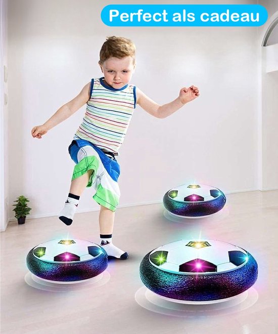 Tech Essentials® Hover Bal - Led Verlichting - 18 cm | Smart Ball Soccer Bot - Zwevende Air Voetbal - Spel - Zacht - Voor Binnen - Kinderen