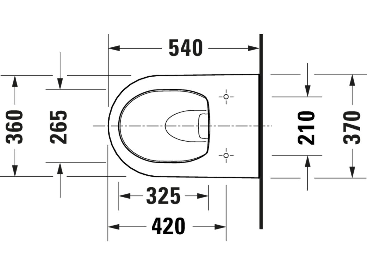 Duravit Rimless Design Toilet - SoftClose Zitting - Hangend WC-Pack