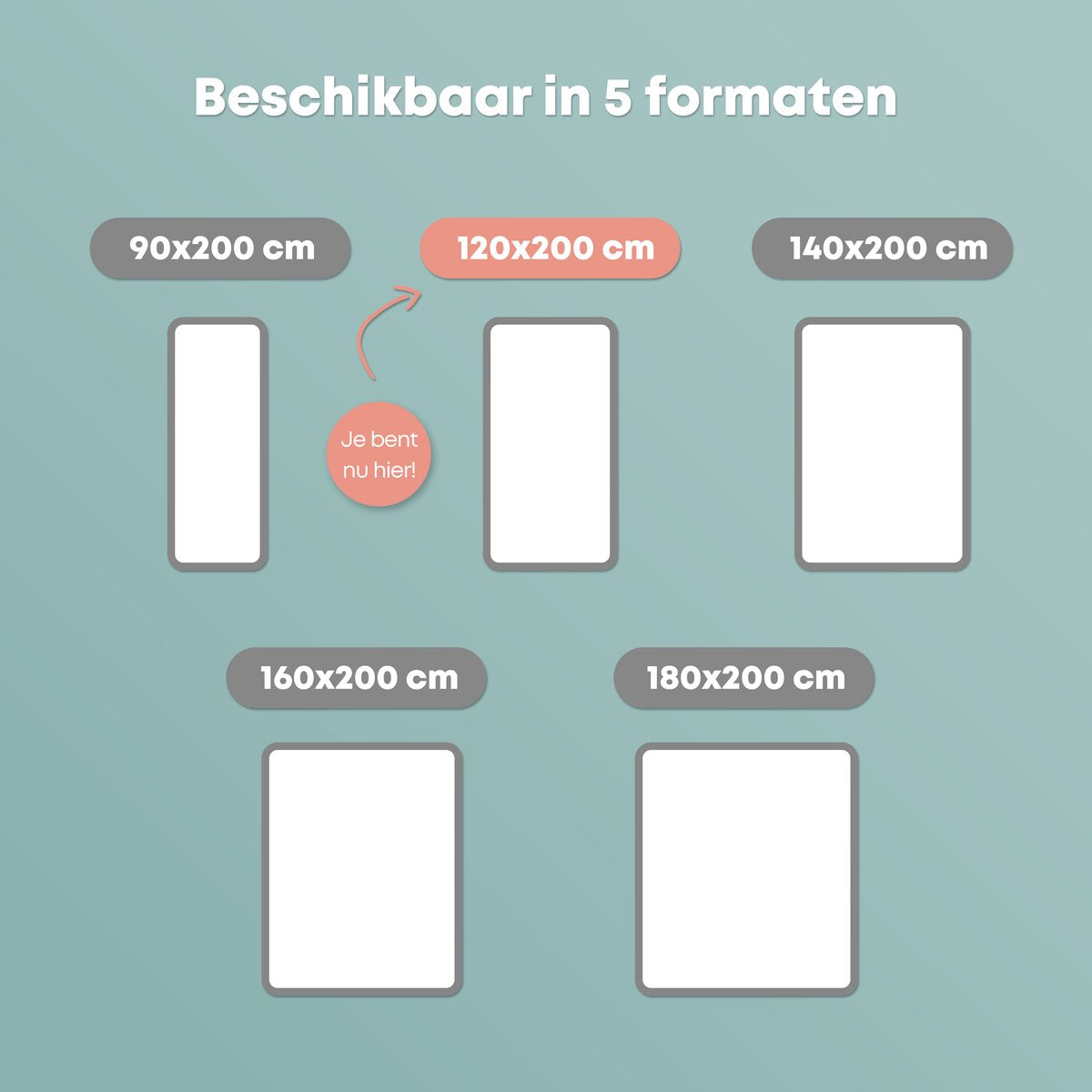 CozySense® Traagschuim Topper 120x200 - Matras Topper met Open Luchtkanalen voor Ademend Comfort - Gel-Geïnfuseerd - CertiPUR-US® - Medium - 6 cm