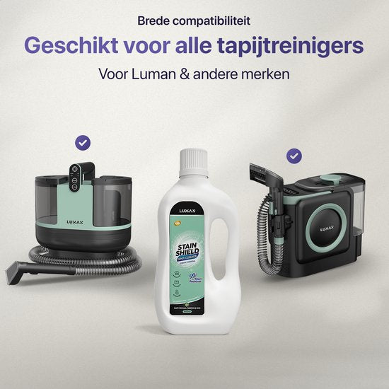 LUMAN Tapijtreiniger 1000ml - Vlekkenreiniger - Meubel Reiniger - Bank Reiniger - Zetelreiniger - Geschikt voor tapijtreinigers en vlekkenreinigers