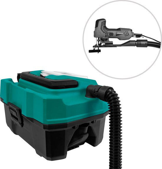 VONROC Compacte alleszuiger / stofzuiger - 20V - Incl. Diverse accessoires – Zonder accu & lader