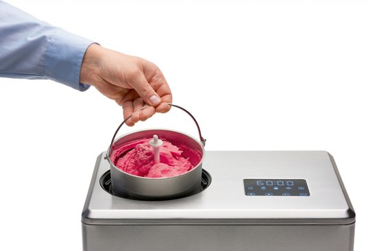 Solis Gelateria Pro Touch 3-in-1 IJsmachine - Ingebouwde Compressor - 2 Liter - Roestvast staal