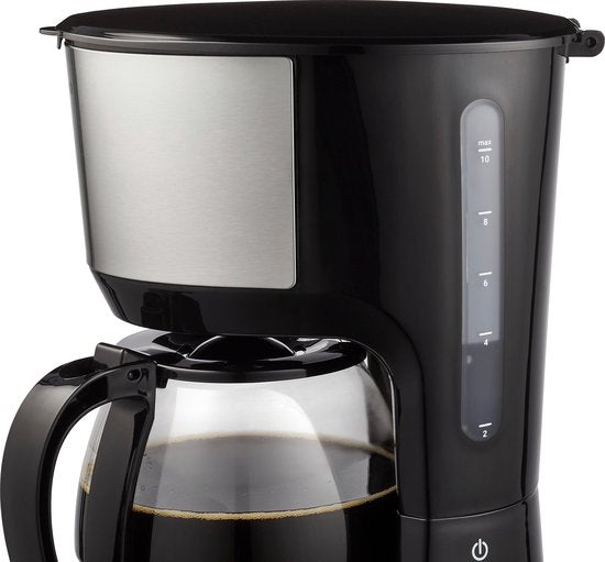 Tomado TCM1201S - Koffiezetapparaat - Filterkoffie - 10 kopjes - Zwart/rvs