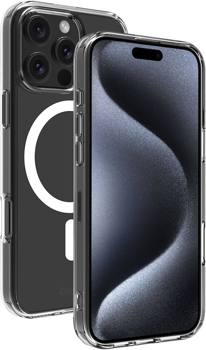 BeHello Hoesje iPhone 16 Pro – Magsafe – Transparant