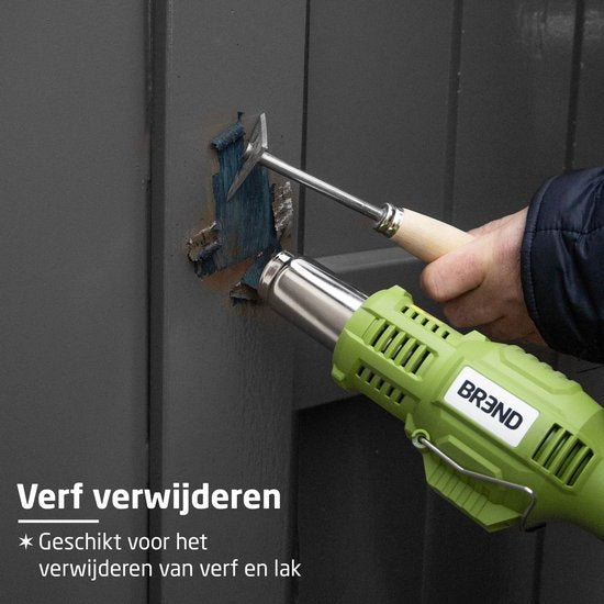 BREND BR-2229 Elektrische Onkruidbrander met Wielen – Onkruidbestrijder met Hitte tot 650 °C – Met Opzetstuk voor BBQ – Milieuvriendelijk – Groen