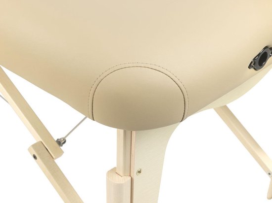 ZENGROWTH Nimman Inklapbare Massagetafel met Rugleuning Mocca