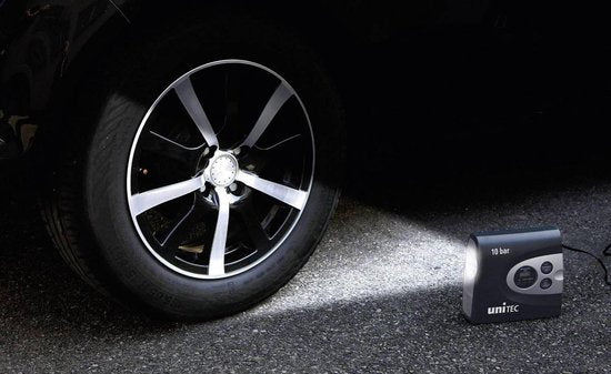 cartrend Cartrend Compressor 10 bar Met werklamp, Snoeropbergruimte / opname, Digitaal display, Automatische afschakeli