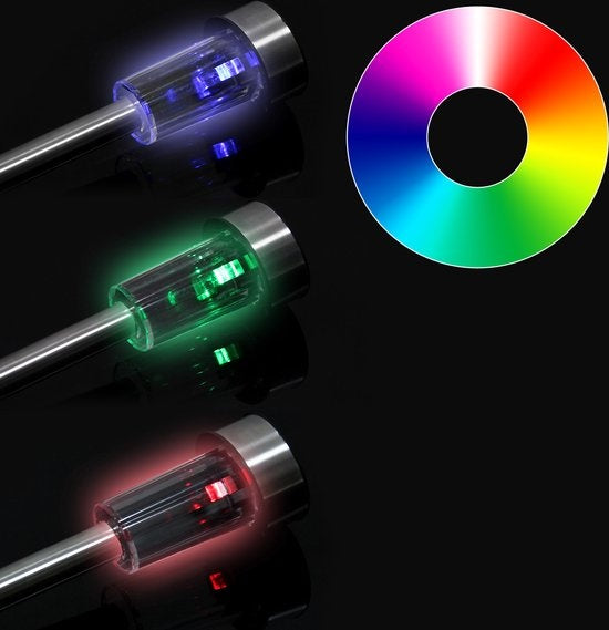 Tuinverlichting LED – 16 stuks Waterdicht – Rood Groen Blauw