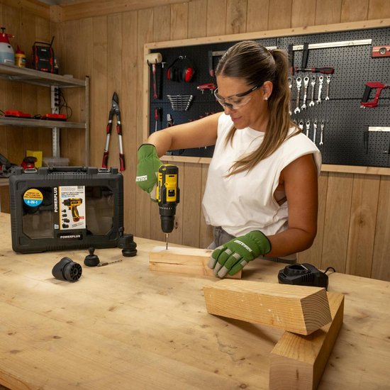 Compacte 4-in-1 multifunctionele schroevendraaier 12V POWXBOX001 – incl. batterij 12V en 2.0Ah lader