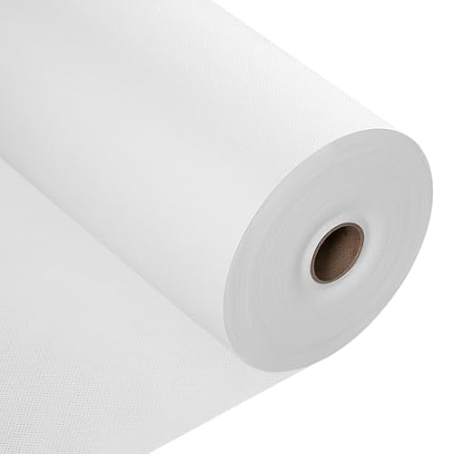 Woltu Wegwerp Tafelkleed Rol - Water- en Vlekbestendig - Wit - 1,2 x 25 m