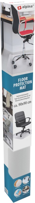 Alpina Stoelmat - Vloerbeschermer - 90 x 90 CM - Transparant