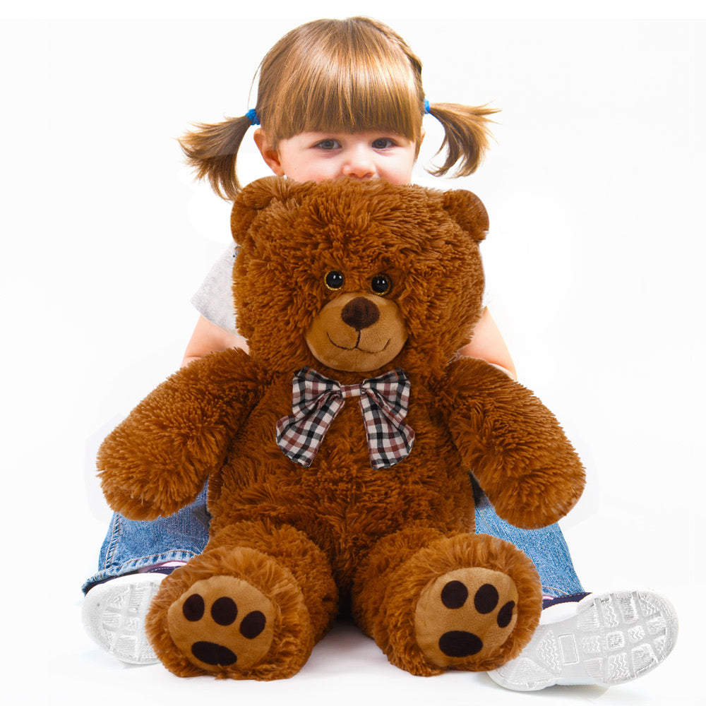 Monzana Knuffelbeer L - 50cm Staand Pluche - Bruin