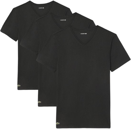Lacoste t-shirt T-shirt met korte mouwen 3 stuks - Maat L