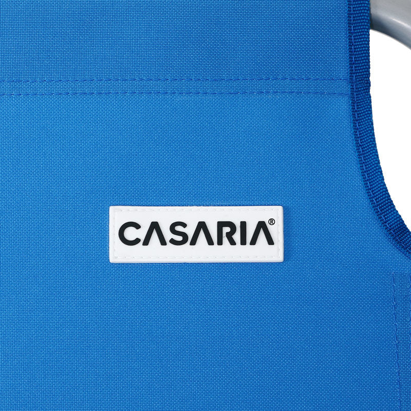Casaria Ligstoel Hawai - 4-voudig Verstelbaar UV-Bestendig – Blauw