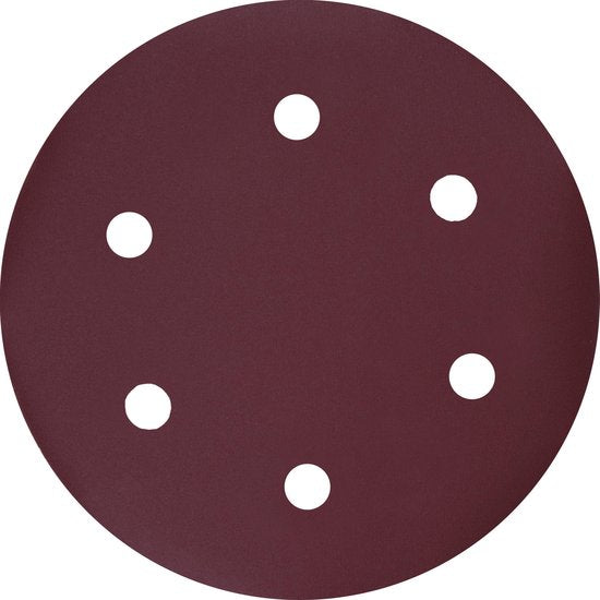 VONROC Schuurpapier set – 225MM – 25 stuks – Voor schuurmachines – Incl. klittenbandbevestiging