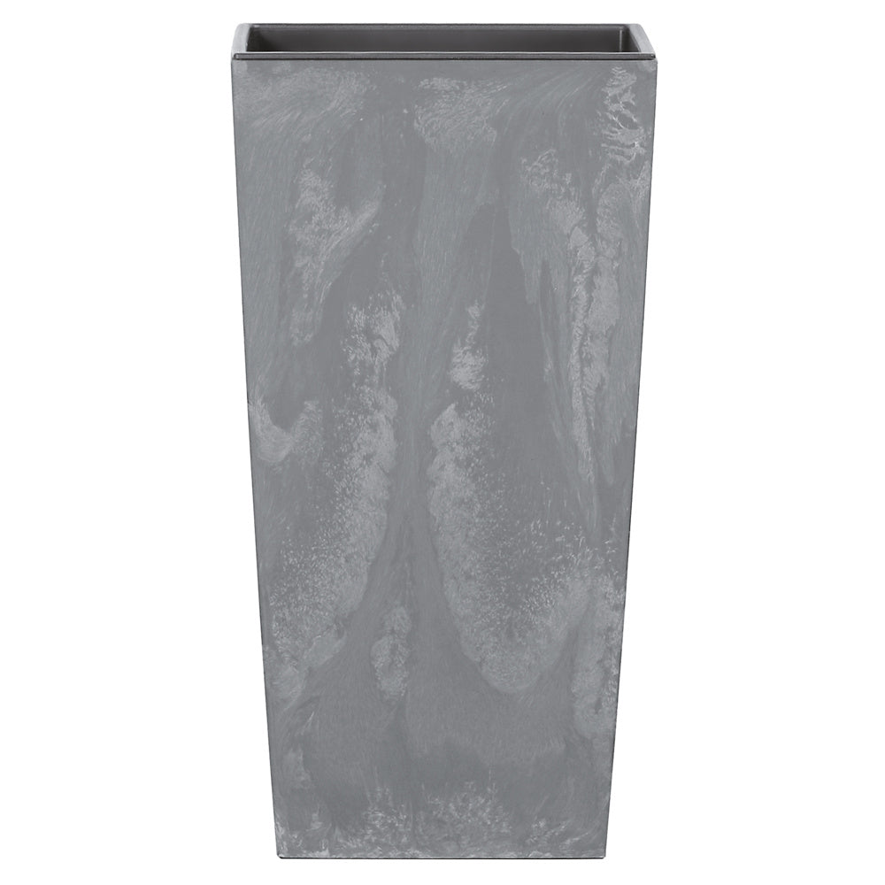 Prosperplast Bloempot Beton Design 91L Antraciet, 40 x 40 x 75 cm