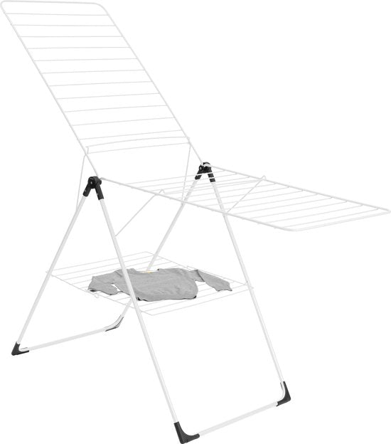 Brabantia Droogrek T-model - Inklapbaar Wasrek- 20m - White
