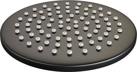 Doucheset Brauer Opbouw Rond Zwart 20cm Thermostaatkraan Regendouche Staafhanddouche