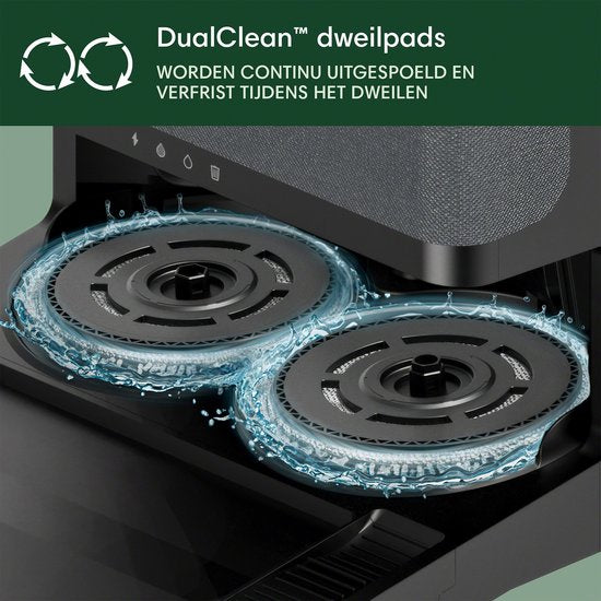 iRobot Roomba® Plus 505 Combo Robot + Autowash™ Dock - Robotstofzuiger met Dweilfunctie - Zwart - N1850