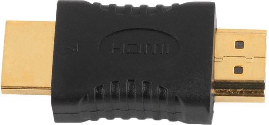 Techvavo® Set van 2 - HDMI Male naar Male Koppelstuk - HDMI 1.4 Compatibel - Zwart