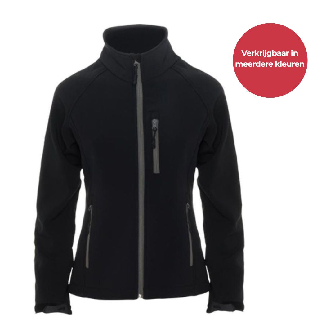 Antartida Softshell Jas Dames Zwart S