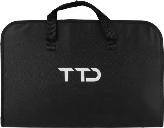 TTD® Premium BBQ Accessoires Set 40-delig - BBQ Gereedschapset RVS - Barbecue Accessoires - BBQ Tang - BBQ Spatel - Inclusief BBQ Thermometer en Schoonmaak Borstel - Inclusief Opbergtas