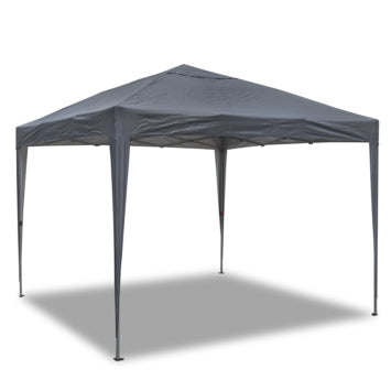 Handson One Touch Easy Up Partytent – 2,95 x 2,95 m – Waterafstotend – Antraciet