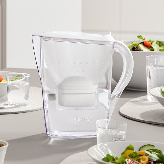BRITA Waterfilterkan Marella Cool - 2,4L - Wit - incl. 3 MAXTRA PRO Pure Performance waterfilterpatronen - Voordeelverpakking